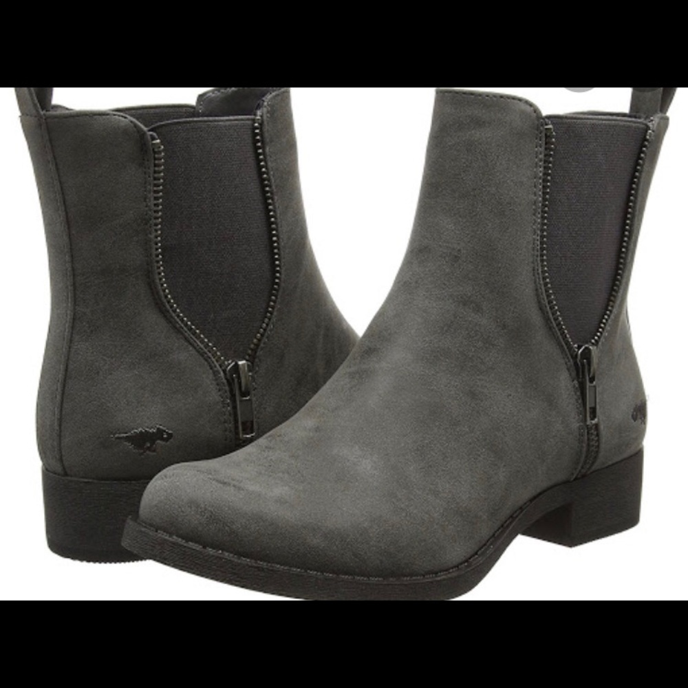 Grey booties